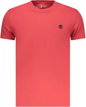 Timberland Rosso Katoenen Heren T-Shirt