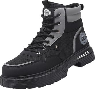 Generic Fashion Summer Men Mesh Breathable Flat Lightweight Comfortable Casual Canvas Shoes Men Size 11 (Black, 5.5)