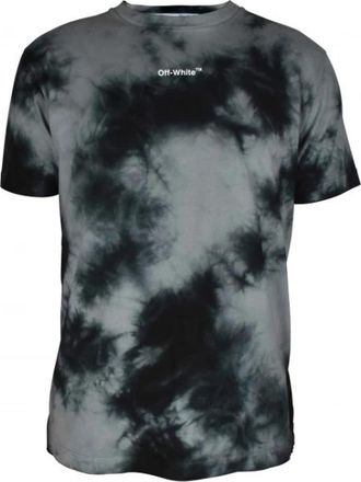 Off-white Arrow Tie Dye T-shirt - Heren - T-shirts - Grijs - S - Katoen - Tops