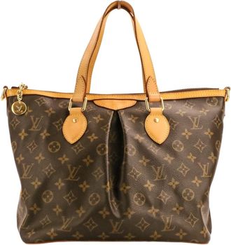 Louis Vuitton Brown Monogram Shoulder Bag Tote Bag (Pre-Owned)