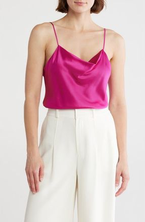 Cinq &agrave; Sept Marta Silk Camisole in Plum Radish at Nordstrom Rack, Size Small