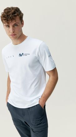 Born Living Yoga T-Shirt Mens Movistar White