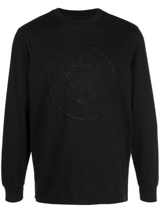 SUPREME T-shirt con ricamo - Nero