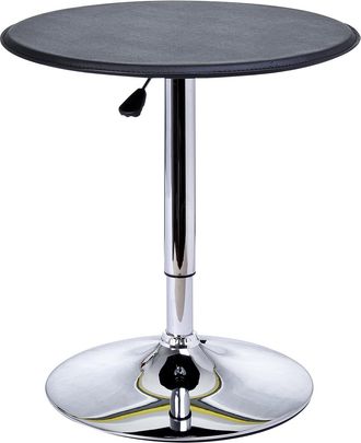 HOMCOM Tavolino Da Bar Rotondo Homcom Girevole E Regolabile In Altezza (67-93cm)