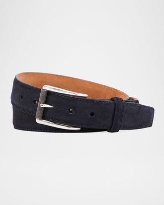 W. Kleinberg Men & apos;s Suede Belt