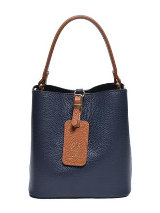 Isabella Rhea Tweekleurig Rundleer Tas