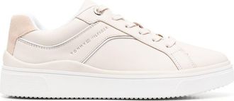 Tommy Hilfiger round-toe leather sneakers - women - Leather - 36 - Neutrals