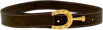 Gucci Pre-owned Belts, female, Brown, Size: ONE SIZE Pre-owned Leather belts