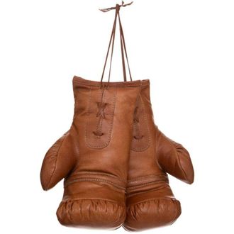 Atmosphera Atmosphera - Guantes De Boxeo Loft - Marr&oacute;n - Cuero 25x7x14 Cm Cr&eacute;ateur DInt&eacute;rieur