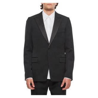 Lanvin Blazers, male, Black, XL, Double-breasted Jacket