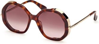 Max Mara MM0094 LIZ 52F Womens Sunglasses Tortoiseshell Size 55