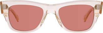 Mr. Leight DUKE S Tahitian Rose Square Unisex Sunglasses ML2034 ARTCRY-G/TAHR 49