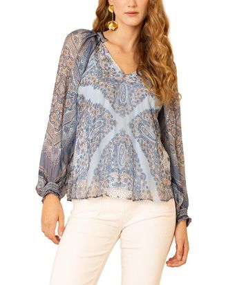 Hale Bob August Silk-Blend Top