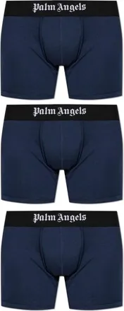 Palm Angels Uomo, Mutande, Blu, XL, new