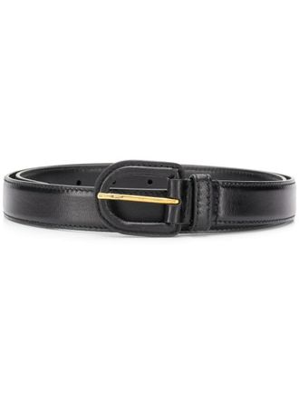 Prada Black Logo Buckle Belt