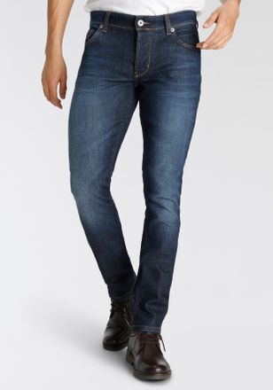 Bruno Banani Slim-fit-Jeans Jimmy (Stretch) schmale Beinform, niedrige Leibh&ouml;he, mit Button-Fly