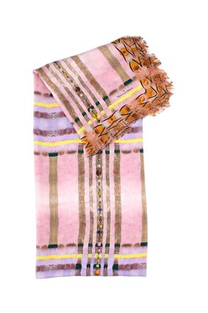 Pierre-Louis Mascia Multicolor Printed Silk Stole Scarf