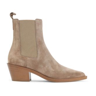 Gianvito Rossi Cowboy & Biker Boots, female, Beige, 5 UK, Suede Ankle Boots Nude & Neutrals