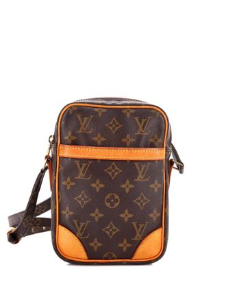 Louis Vuitton Borsa a mano Danube in tela con monogramma e tracolla - Marrone