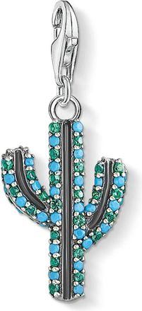 Thomas Sabo Cactus Charm Hanger Woestijn Chic - Dames - Sieraden - Veelkleurig - ONE Size - Accessoires