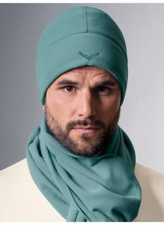 Trigema Fleecem&uuml;tze TRIGEMA TRIGEMA Fleecem&uuml;tze, Herren, Gr. 3, gr&uuml;n (seegras), Kunstfaser, M&uuml;tzen Fleecem&uuml;tze