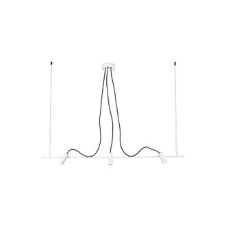 Faro Barcelona Clap L&aacute;mpara Colgante Lineal Blanco 3x6w 3000k 38&ordm;