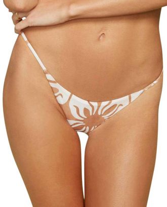 Stone Fox Swim Brazilian Bikini Bottom In Sfs Indo Tile