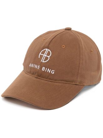 Anine Bing Jeremy Baseball Cap - Dark Camel