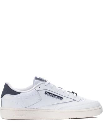 Reebok Club C 85 White/Navy sneakers - men - Polyurethane/Rubber/Fabric - 7