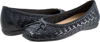 Trotters Gillian Womens Shoes Navy : 6.5 W (D), Leather