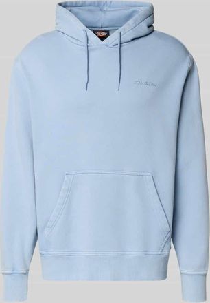 Dickies Hoodie mit Label-Stitching und K&auml;nguru-Tasche in Hellblau, Gr&ouml;&szlig;e XXL