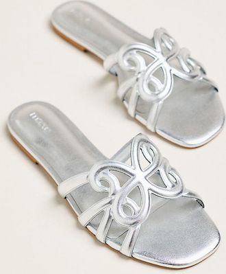 Maeve Logo Slide Sandals