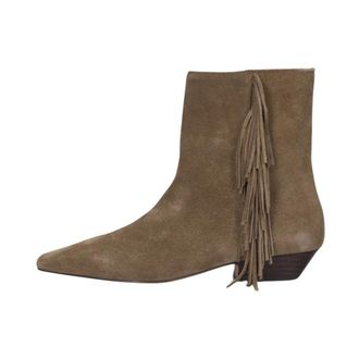Toral Shoes Linette Enkellaarsjes - Dames - Schoenen - Bruin - Maat: 38 EU Leer