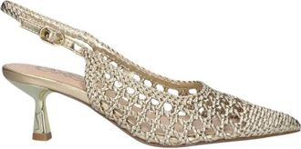 Ex&eacute; Womens Selena Sandals In Gold