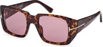 Tom Ford FT1035 45F Shiny Light Brown/Gradient Brown