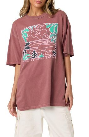 O'Neill OG Scape Oversized Graphic Tee in Apple Butter at Nordstrom, Size Xx-Large