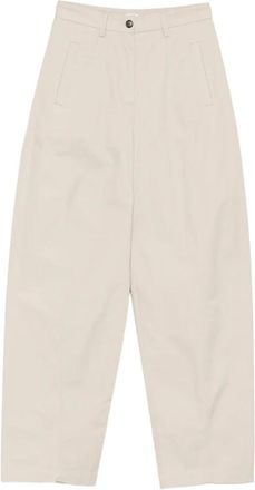 Covert Pant Covert - Dames - Wijde Broeken - Beige - S - Broeken