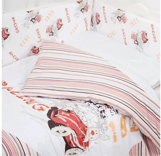 OEM Juego De Cama De 3 Piezas Dulce Mezcla Racing Rojo