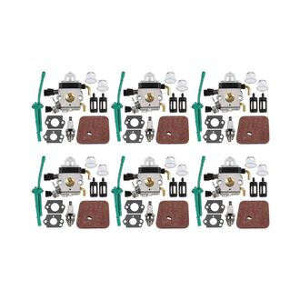 OEM 6 Carburadores Compatibles Con Cortac&eacute;spedes Y Desbrozadoras Fs55, Fs55r, Fs38, Fs45, Fs46, Km55, Hl45, Fs45l, Fs45c, Fs46c, Fs55c Y Fs55rc