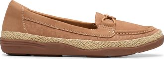 Clarks Heritage Womens Casual Loafer, Light Brown Nubuck, 41.5 EU Weit
