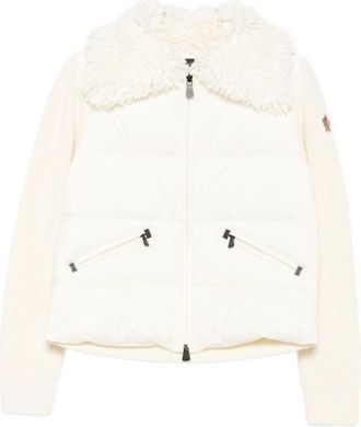 Moncler Dames, Jassen, Beige, Maat: S Wol