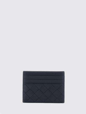 Bottega Veneta Woven Calfskin Flat Card Holder