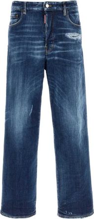 Dsquared2 Blue Loose Fit Jeans