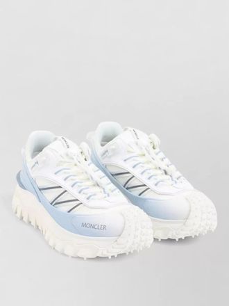 Moncler trailgrip sneakers chunky sole contrast panels