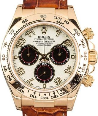 Rolex Pre-owned Rolex Daytona Chronograph Automatic Chronometer White Dial Mens Watch 116518 WAL