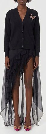 Blumarine Cardigan in misto viscosa con tulle Blumarine