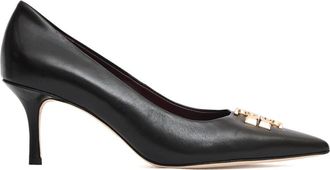 Tory Burch Eleonor Pump - Dames - Pumps - Zwart - 38 1/2 EU - Leer - Schoenen
