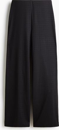 H&M Jerseyhose mit Strass - Schwarz