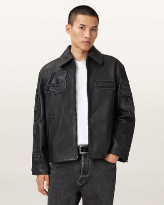 AllSaints Williams X AllSaints Garrison Leather Jacket