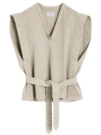 Christophe Lemaire Chasuble top - Brown